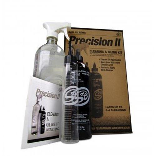 88-0008 - S&B Precision II Cleaning & Re-Oil Air Filter Service Kit (Red Oil)