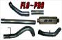 SS824 - Flo-Pro 4-inch Turbo Back Exhaust - Stainless - Ford 2003-2007 EC-CC/SB-LB-Dually - Auto Trans