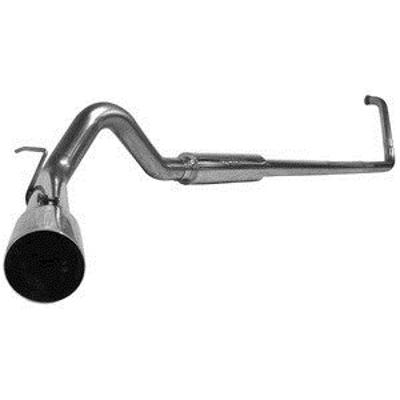 S6212304 - MBRP's 4-inch Turbo Back PRO Series Exhaust System for your 2003-2007 Ford Powerstroke 6.0L F250/F350 diesel pickup. Made from mirror polished T304 stainless steel (which lasts longer than aluminized exhaust), this kit comes with a polished stainless muffler and exhaust tip.