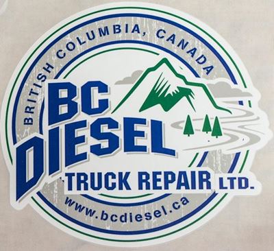 BCDS-35W - BC Diesel 3.5-inch White Sticker (Small)