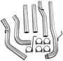 S6004PLM - MBRP's 4-inch Down Pipe Back PLM Series Exhaust System for your 2001-2007 GMC Chevy 6.6L Duramax LB7, LLY, and LBZ diesel pickup. Made from heavy gauge aluminized steel, this free-flow kit does not come with a muffler or exhaust tip.