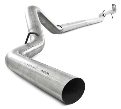 S6004PLM - MBRP's 4-inch Down Pipe Back PLM Series Exhaust System for your 2001-2007 GMC Chevy 6.6L Duramax LB7, LLY, and LBZ diesel pickup. Made from heavy gauge aluminized steel, this free-flow kit does not come with a muffler or exhaust tip.