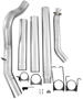 S61120PLM - MBRP 5-inch Turbo Back Exhaust - Aluminized NM/NT Dodge 1994-2002