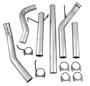 S6126PLM - MBRP's 4-inch Turbo Back PLM Series Exhaust System for your 2004.5-2007 Dodge Cummins 5.9L diesel pickup. Made from heavy gauge aluminized steel, this free-flow kit does not come with a muffler or exhaust tip.