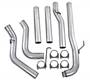 C6044PLM - MBRP 4-inch Down Pipe Back Exhaust - Aluminized NM/NT GM 2011-2015