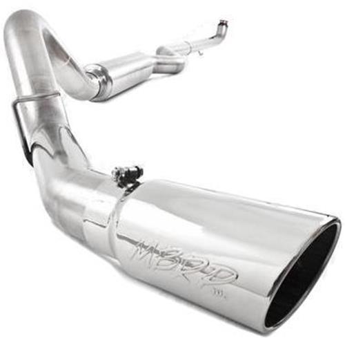 MBRP 4" Down Pipe Back Exhaust - Aluminized - With Muffler/Tip