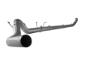 654 - Flo-Pro 5-inch Turbo Back Exhaust - Aluminized - Dodge 2011-2018 CAB & CHASSIS - No Muffler