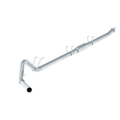 C6292P - MBRP 4-inch Down Pipe Back Exhaust - Aluminized WM/NT Ford 2017-2018