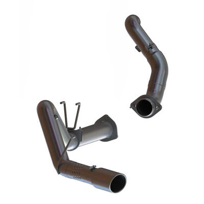 S6286AL - MBRP 4-inch DPF Back Exhaust - Aluminized WT Ford 2015-2016 w/ Front Pipe
