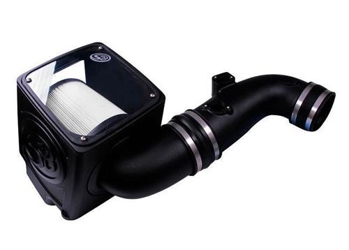 75-5075-1D - S&B's Cold Air Intake System w/ a dry and disposable air filter element for your 2011-2016 GMC/Chevy 6.6L Duramax LML diesel