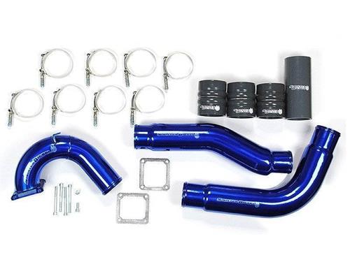 Compatible with 2003-2004 Dodge Ram 2500 5.9L 6-Cylinder Diesel Turbo to Pipe Hot Side Turbocharger Intercooler Hose Kit 
