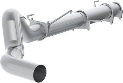 S6108P - MBRP 4-inch Cat Back Exhaust System - Aluminized WM/NT - Dodge 2004.5-2007