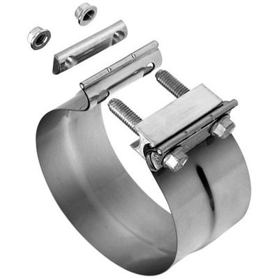 FPLJ400SS - FloPro 4-inch Stainless Steel Lap Joint Exhaust Clamp Image