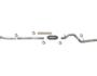 852NB - FloPro 4-inch Down Pipe Back Exhaust - Aluminized - Ford 2011-2017 Auto Trans