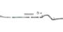 877NM - Flo-Pro 4-inch Down Pipe Back Exhaust - Aluminized Ford 2011 - 2017 CAB & CHASSIS - No Muffler