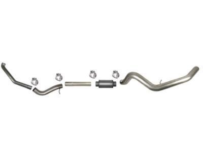 SS824 - Flo-Pro 4-inch Turbo Back Exhaust - Stainless - Ford 2003-2007 EC-CC/SB-LB-Dually - Auto Trans