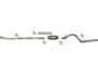 SS652NB - Flo-Pro 5-inch Down Pipe Back Exhaust - Stainless - Ford 2011-2017 Auto Trans