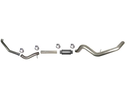 SS614 - Flo-Pro 5-inch Turbo Back Exhaust - Stainless - Ford 2003-2007 EC-CC/SB-LB-Dually - Auto Trans