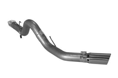 640 - FloPro's 5-inch DPF Back Exhaust Kit with an aluminized steel finish - fits 2011-2019 Ford Powerstroke F250/F350 diesels