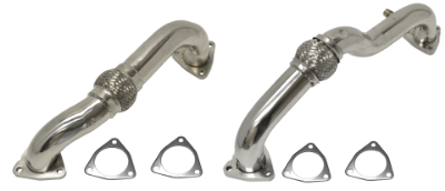 30800R - Flo Pro Turbo Up-Pipe Kit - With EGR Removed - for Ford Powerstroke 6.4L 2008-2010 trucks
