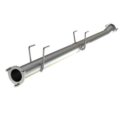 CFAL461 - MBRP's 4-inch aluminized turbo down pipe for 2017-2018 Ford Powerstroke 6.7L diesels