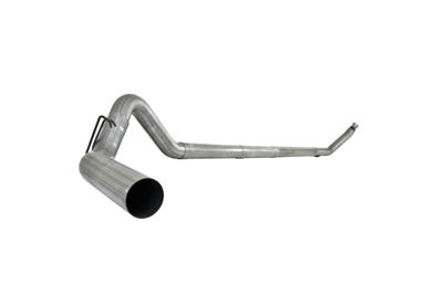 Aluminized Steel Dual 4 Turbo Back Downpipe Down Pipe Included Exhaust System With Muffler For 2004.5-2007 Dodge Ram Cummins 2500 3500 Turbo Diesel 5.9L Pickup Truck 