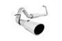 S6212409 - MBRP's 4-inch Turbo Back XP Series Exhaust System for your 2003-2007 Ford Powerstroke 6.0L F250/F350 diesel pickup. Made from 16 gauge T409 stainless steel (which lasts longer than aluminized exhaust), this kit comes with a T304 polished stainless muffler and exhaust tip.