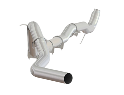 C6044P - MBRP Performance Series 4-inch Down Pipe Back Exhaust System for 2011-2015 GMC Chevy Duramax 6.6L LML diesel pickups