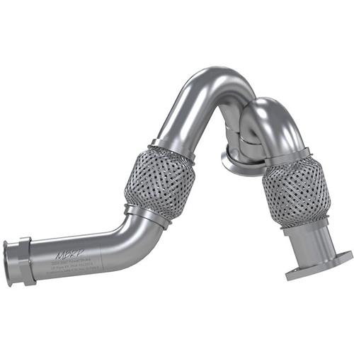 FAL2313 - Built from aluminized steel, MBRP's Y-Pipe assembly for 2003-2007 Ford Powerstroke 6.0L diesels features heavy-duty bellows that resist cracking and leaking over time. This Y-Pipe Assembly is a direct replacement for the factory component. It will retain the use of the EGR because it connects to the factory up-pipe flange that is after the EGR riser.