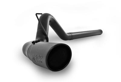 S6130BLK - MBRP 4-inch DPF Back Exhaust - Black Coated WT Dodge 2010-2012