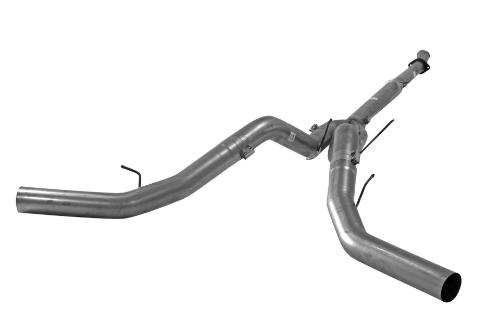 Picture of Flo-Pro 5" Down Pipe Back DUAL Exhaust - Aluminized Ford 6.7L Powerstroke 2011-2019