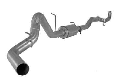 Picture of Flo-Pro 4" Down Pipe Back Exhaust - Aluminized GMC/Chevy 6.6L Duramax 2011-2015 
