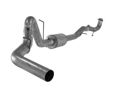 Image de Flo-Pro 4" Down Pipe Back Exhaust - Stainless GMC/Chevy 6.6L Duramax 2015.5-2016