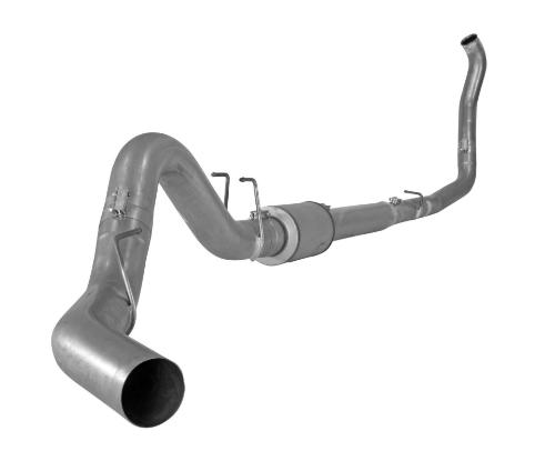 Picture of Flo-Pro 4" Turbo Back Exhaust - Stainless Ford 6.4L Powerstroke 2008-2010 Auto Trans