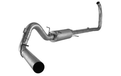 Picture of Flo-Pro 4" Turbo Back Exhaust - Aluminized Ford 6.0L Powerstroke Excursion 2003-2005 - Auto Trans
