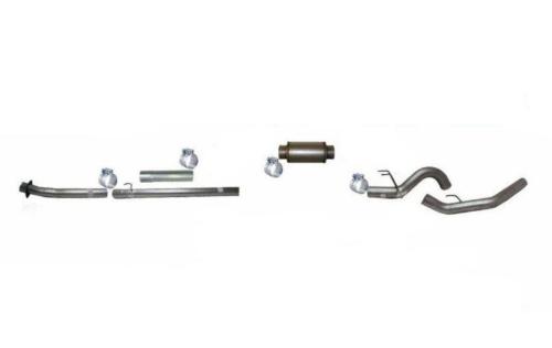 Picture of Flo-Pro 4" Down Pipe Back Exhaust - Stainless Steel  Ford 6.7L Powerstroke 2020 Auto Trans