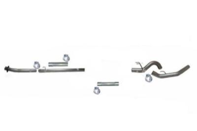 Image de Flo-Pro 4" Down Pipe Back Exhaust - Stainless Ford 6.7L Powerstroke 2020 Auto Trans