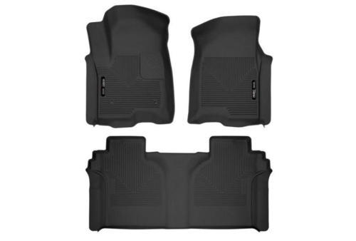 Picture of Husky Front Mats - Front & 2nd Seats- GM 2020-2021 2500hd/3500 Crew Cab