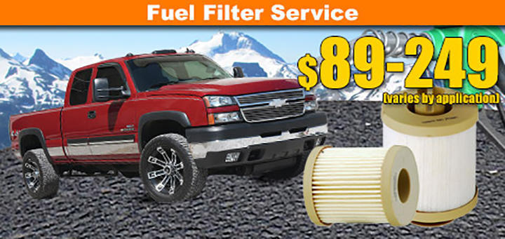 Fuel Filter Change Special - $89 to $249