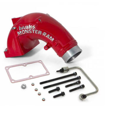 Picture of Banks Power 3.5" Monster-Ram Intake Manifold System (Red) - Dodge 6.7L Cummins 2007.5-2018