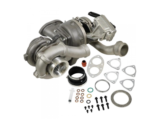 Picture of BD Diesel Screamer V2S Twin Turbo Assembly (Without Intake) - Ford  6.4L Powerstroke 2008-2010
