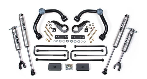 Picture of BDS Suspension 3" UCA Lift Kit w/o Overload Springs - GMC/Chevy 6.6L Duramax 2020-2021