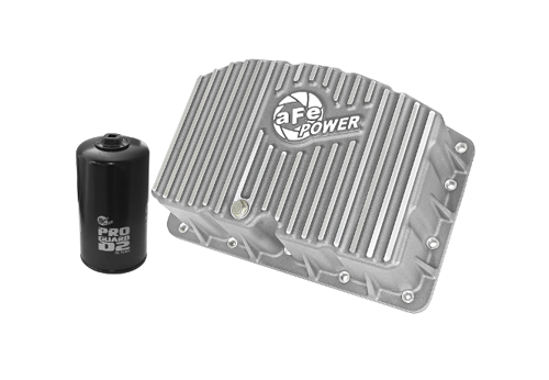 Image de aFe Street Series Engine Oil Pan w/ Machined Fins (Raw) - Ford 6.7L Powerstroke 2011-2021