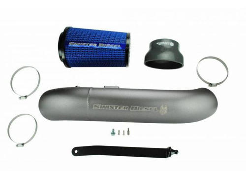 Image de Sinister Diesel Cold Air Intake Kit - Gray - Oiled - Ford 2011-2016