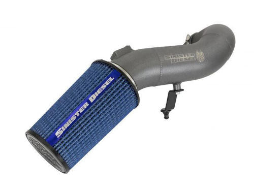 Image de Sinister Diesel Cold Air Intake Kit - Gray - Oiled - Ford 2017-2019