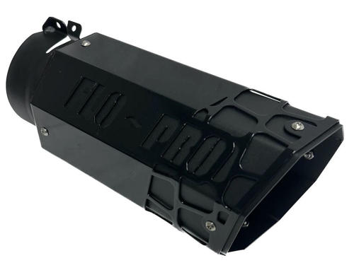 Image de Flo-Pro Exhaust Tip - 4" - 5" x 12" Octagon - Black Overlay