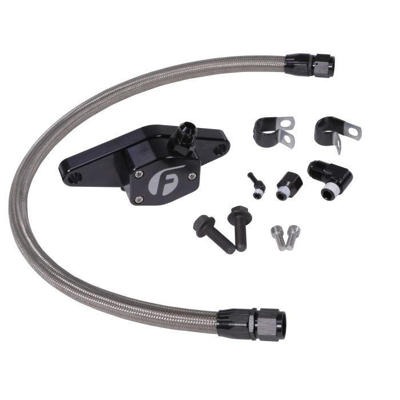 Picture of Fleece Performance Coolant Bypass Kit w/ Stainless Steel Braided Line -Dodge Cummins 5.9L 12V 1994-1998