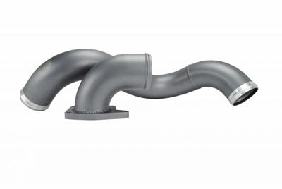 Picture of Sinister Diesel Intake Elbow  & Cold Side Intercooler Pipe Kit - Gray - Ford 6.0L Powerstroke 2003-2007