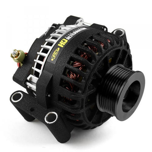 Picture of XDP Wrincle Black HD High Output Alternator - Ford 6.0L Powerstroke 2003-2005