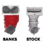 Image de Banks Power Monster-Ram Intake System w/ High-Flow Heater & Billet (RED) - Dodge 6.7L Cummins 2013-2018 - Cab & Chassis